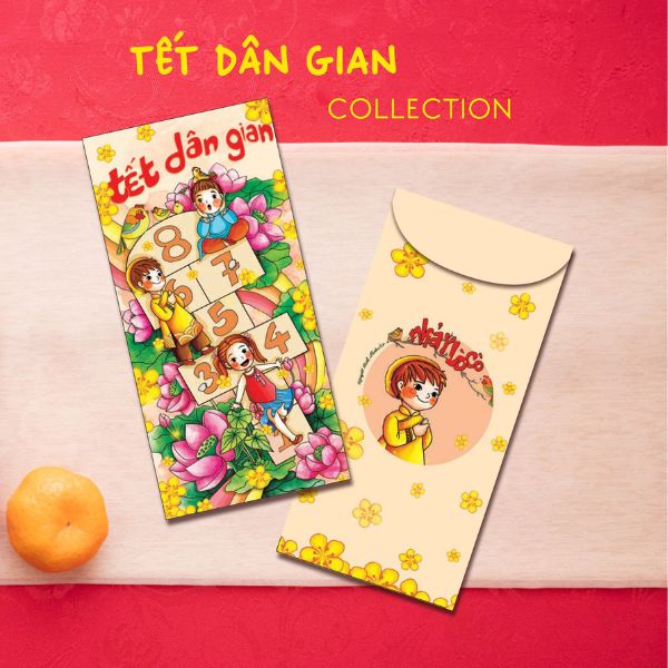 In bao lì xì Tết dân gian In bao lì xì Tết dân gian giá rẻ, thiết kế theo yêu cầu tại Hà Nội