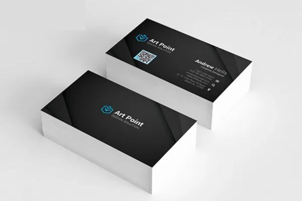 Mẫu card visit đen giá rẻ, thiết kế theo yêu cầu