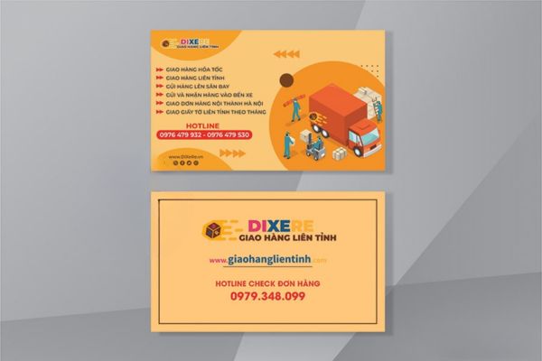 Mẫu card visit ship hàng đẹp, chất lượng cao