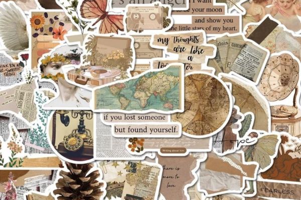 Mẫu sticker vintage giá rẻ, thiết kế theo yêu cầu