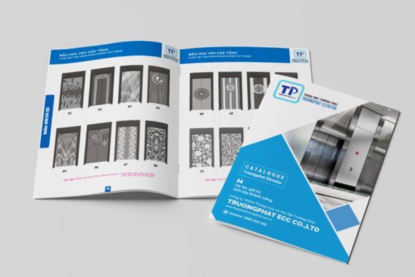 Mẫu catalogue thang cuốn đẹp, chất lượng cao
