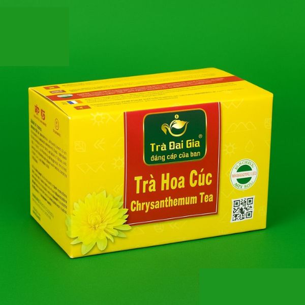 In hộp trà hoa cúc giá rẻ, thiết kế theo yêu cầu