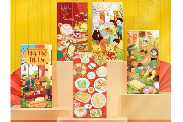 Mẫu lì xì mâm cơm tất niên giá rẻ, chất lượng cao