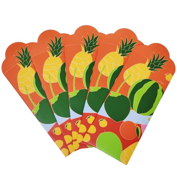 Bao lì xì ngũ quả giá rẻ, mẫu đẹp tại Hoa Long