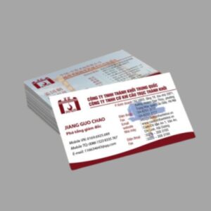 In card visit cơ khí giá rẻ chuyên nghiệp tại Hà Nội