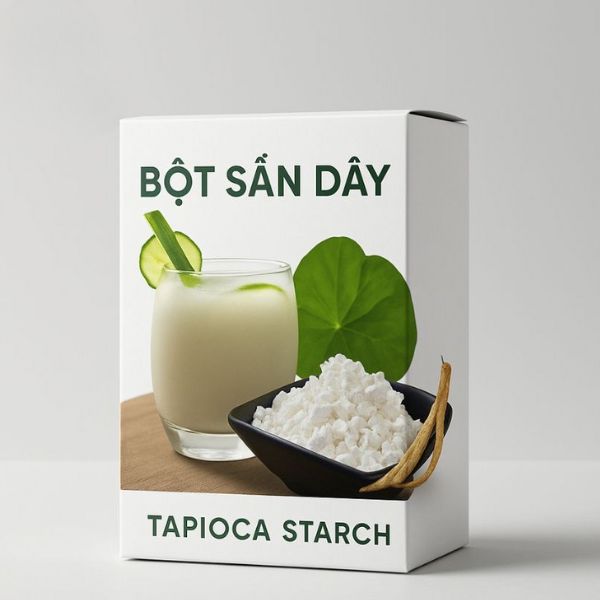 In hộp giấy đựng bột sắn dây giá rẻ, chất lượng cao