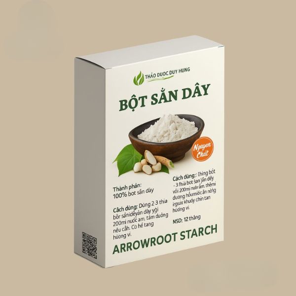 In hộp giấy đựng bột sắn dây In hộp giấy đựng bột sắn dây giá rẻ, chất lượng cao