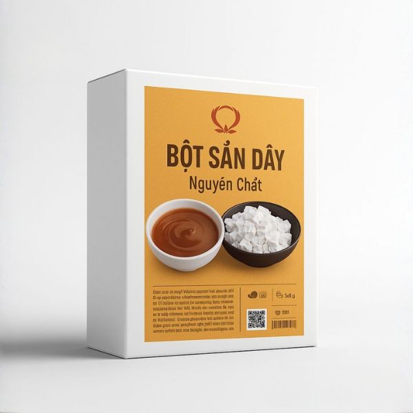 In hộp giấy đựng bột sắn dây In hộp giấy đựng bột sắn dây giá rẻ, chất lượng cao