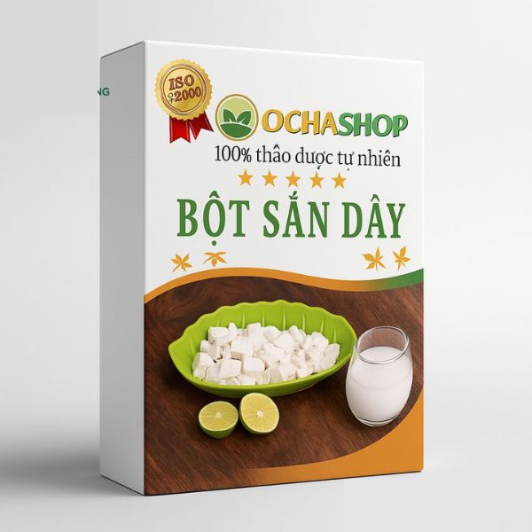 In hộp giấy đựng bột sắn dây giá rẻ, chất lượng cao