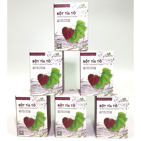 In hộp giấy đựng bột tía tô giá rẻ, chất lượng cao