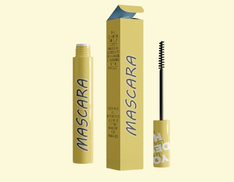 In hộp giấy đựng mascara organic