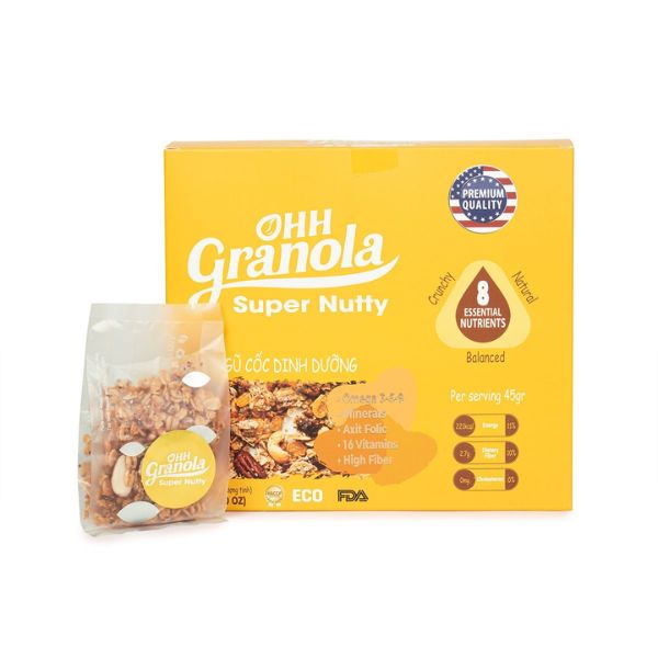 In hộp giấy granola giá rẻ, thiết kế theo yêu cầu