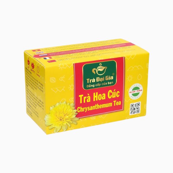 In hộp trà hoa cúc giá rẻ, thiết kế theo yêu cầu