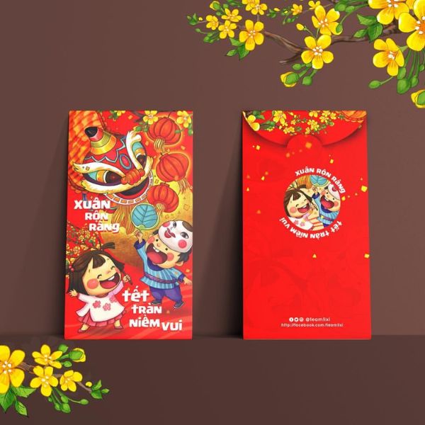 In bao lì xì Tết cổ truyền giá rẻ, mẫu đẹp