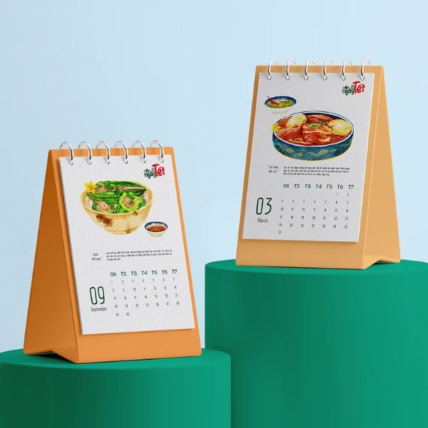 In lịch để bàn gia đình chất lượng cao tại Hà Nội