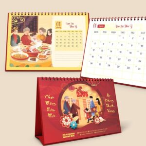 In lịch để bàn gia đình chất lượng cao tại Hà Nội