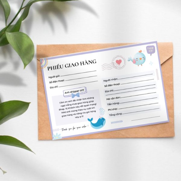 In phiếu giao hàng giá rẻ, mẫu đẹp tại Hà Nội