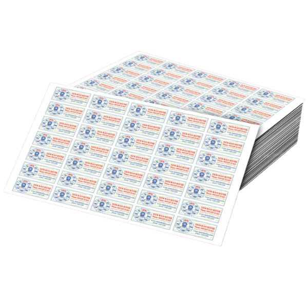 In tem bảo hành xe điện giá rẻ, lấy nhanh tại Hà Nội