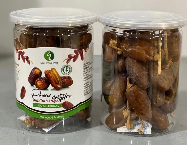 In tem dán chà là sấy tạo sự khác biệt