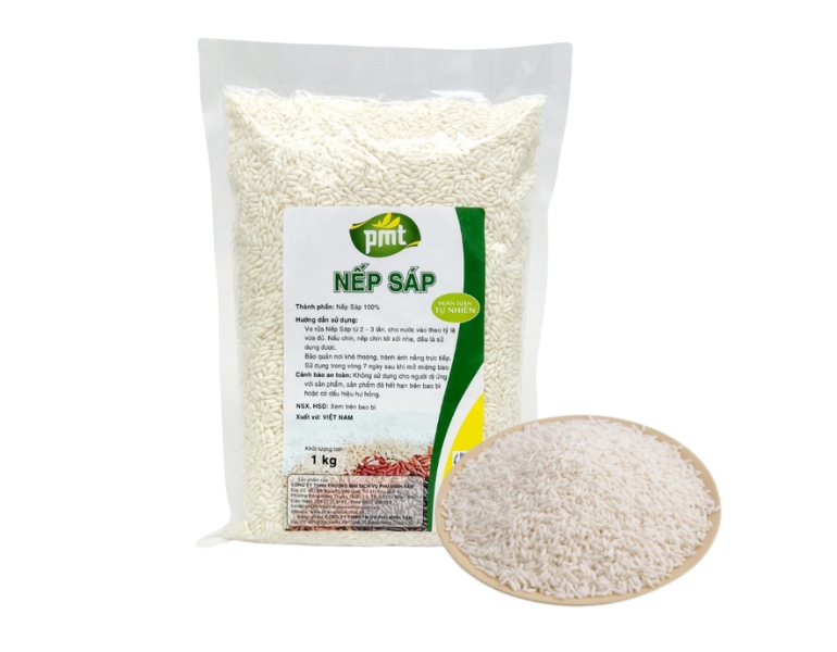 In tem nhãn gạo nếp đúng tiêu chuẩn