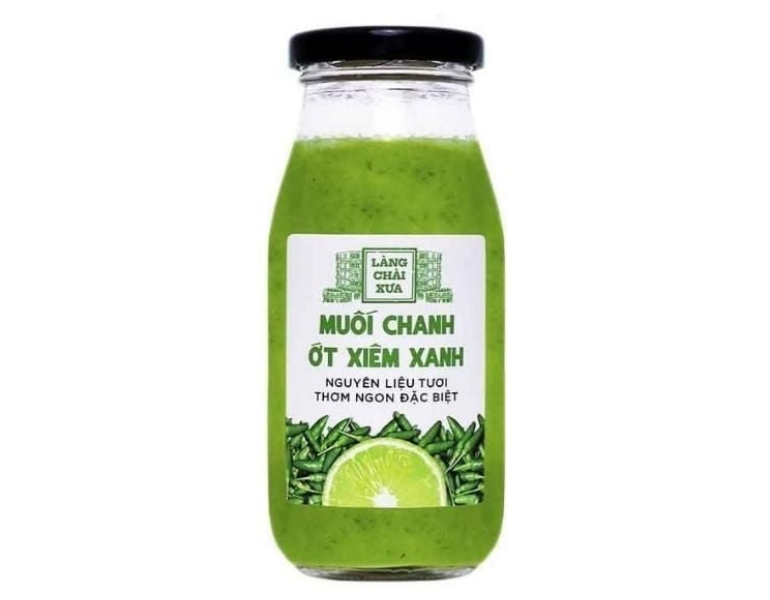 In tem nhãn muối ớt chanh handmade