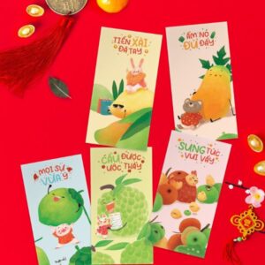 Bao lì xì ngũ quả giá rẻ, mẫu đẹp tại Hoa Long