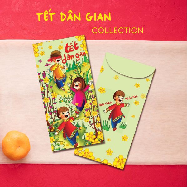 In bao lì xì Tết dân gian In bao lì xì Tết dân gian giá rẻ, thiết kế theo yêu cầu tại Hà Nội