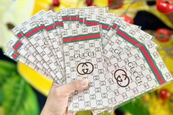 Mẫu bao lì xì Gucci giá rẻ, thiết kế theo yêu cầu