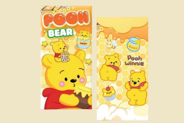 Mẫu bao lì xì hoạt hình được trẻ em yêu thích