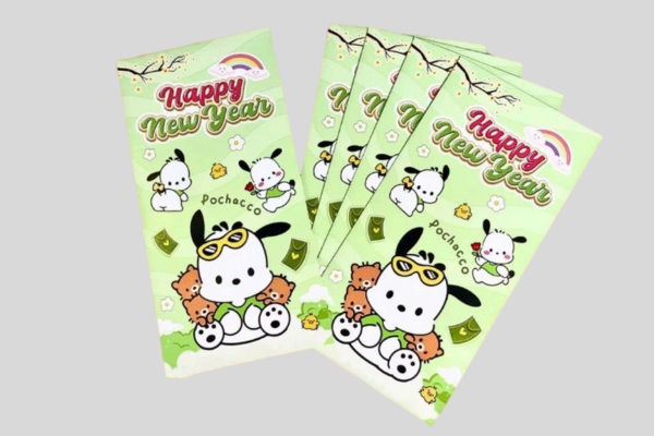 Mẫu bao lì xì hoạt hình ngộ nghĩnh