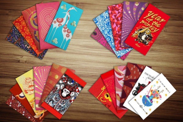 Mẫu bao lì xì quán coffee đẹp đa dạng chất liệu