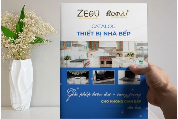 Mẫu catalogue sản phẩm bếp chất lượng cao