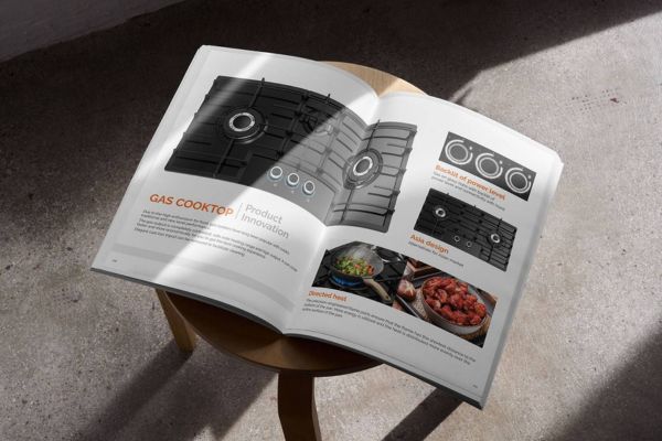 Mẫu catalogue sản phẩm bếp chất lượng cao