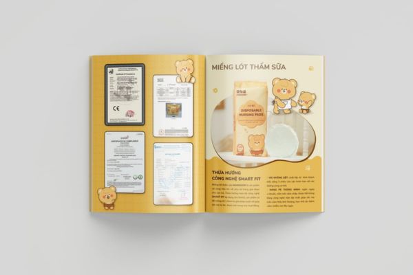 In Hoa Long nhận thiết kế và in ấn Mẫu catalogue sản phẩm trẻ em cao cấp
