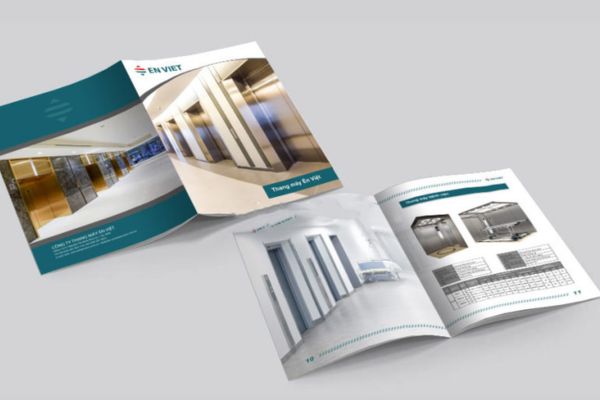 Mẫu catalogue thang cuốn đẹp, chất lượng cao