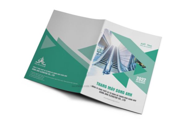 Mẫu catalogue thang cuốn đẹp, chất lượng cao