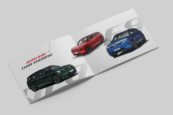 Mẫu catalogue xe điện Vinfast đẳng cấp