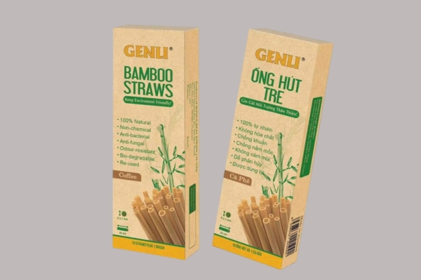 Mẫu hộp đựng ống hút tre in sắc nét