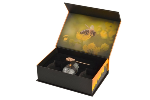 Mẫu hộp giấy đựng mật ong đẹp mắt