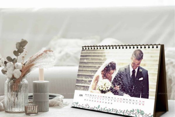 Lịch để bàn đám cưới đẹp, giá rẻ tại Hà Nội