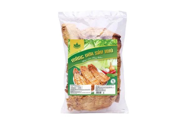 In tem nhãn măng khô giá rẻ, thiết kế theo yêu cầu