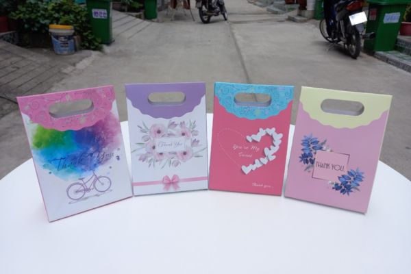 Mẫu túi giấy nắp gập giá rẻ, thiết kế theo yêu cầu tại Hà Nội