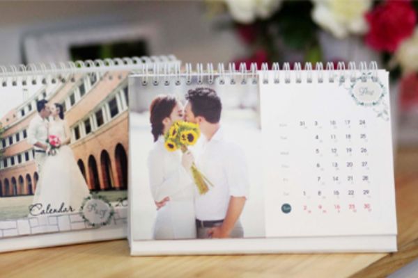 Lịch để bàn đám cưới đẹp, giá rẻ tại Hà Nội