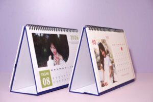 Mẫu lịch để bàn chữ a tại Hà Nội