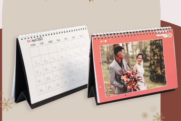 Lịch để bàn đám cưới đẹp, giá rẻ tại Hà Nội