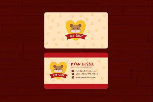 Mẫu card visit pet shop giá rẻ, chất lượng cao