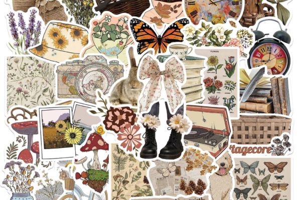 Mẫu sticker vintage giá rẻ, thiết kế theo yêu cầu