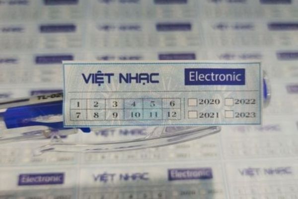 Mẫu tem bảo hành nhạc cụ giá rẻ, tại Hà Nội