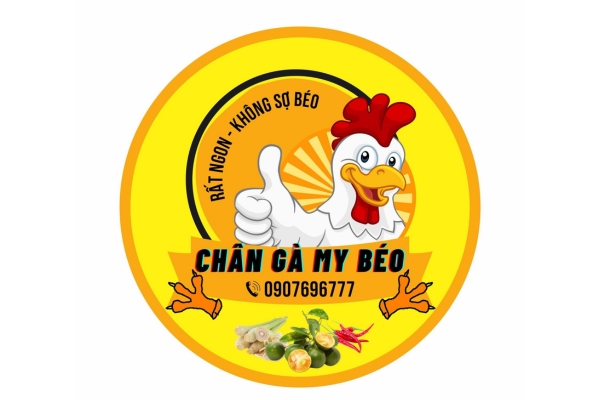 Mẫu tem chân gà sốt thái đẹp mắt