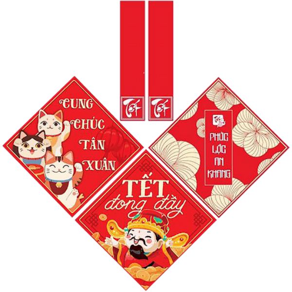 In tem dán giỏ quà Tết giá rẻ, mẫu đẹp tại Hà Nội